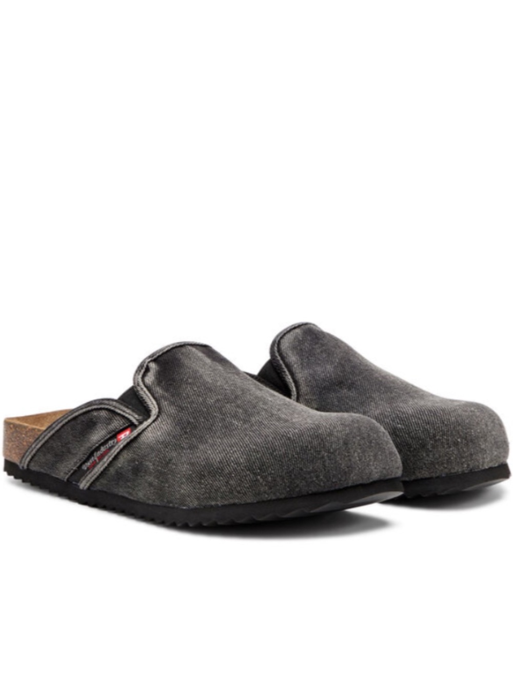 DIESEL Black D-Woodstock Slip-on Loafers / Clogs - Size 43 NWT